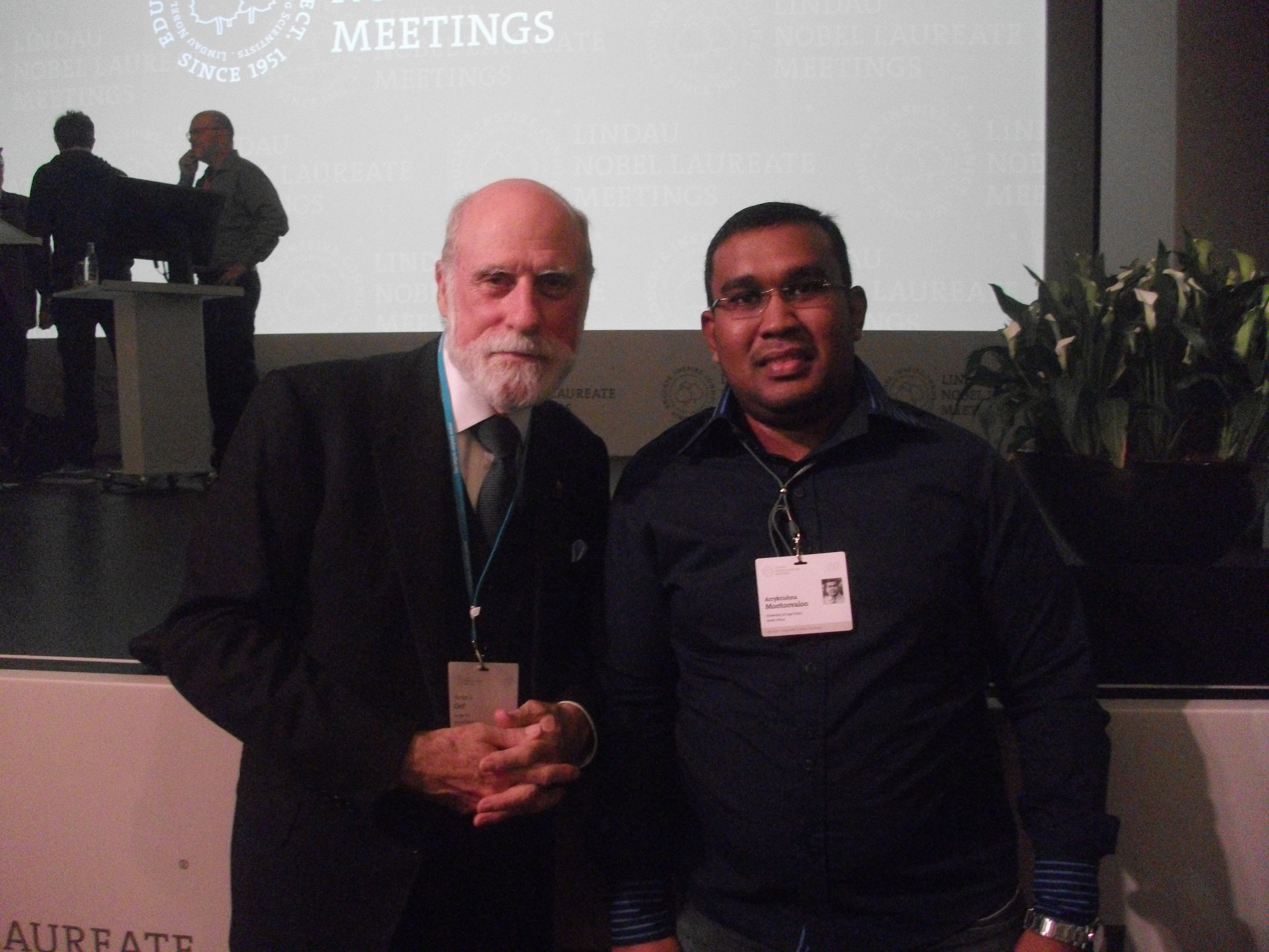 Vinton Cerf at the Lindau Nobel Laureate Meeting 2016